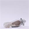 Una Healy Foolish Slingback Bow Tie Pump - Silver Sparkle